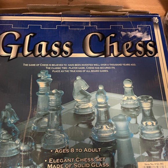 Glass chess set 
See - Picture 2 of 7